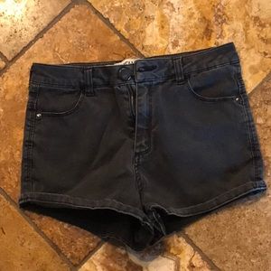 Brandy Melville Dark wash denim shorts